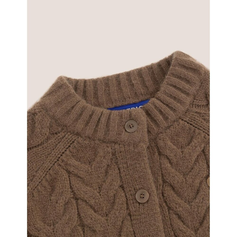 Chunky Knit Cardigan Sweater Women Oversized Long Sleeve Open Front Casual - Picture 6 of 6